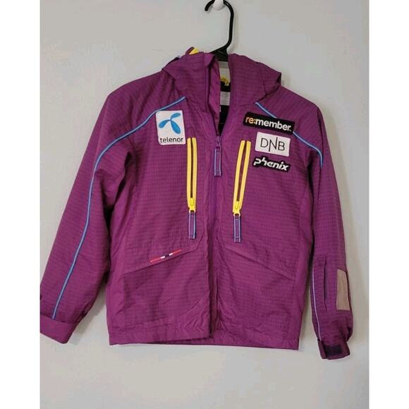 Norway Ski Federation Phenix Norge Ski pool hood softshell jacket Telenor DNB Sm - Picture 1 of 7